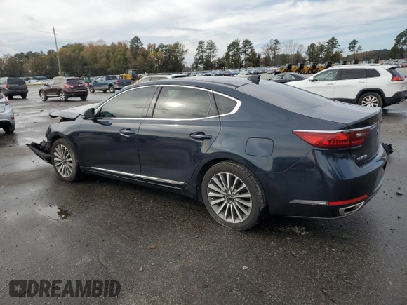 2017 Kia Cadenza Premium with VIN KNALC4J13H5091439, listed as a Copart auction lot 78693644 with 56,236 mi miles and Salvage Title. Bid and sale history available at carsss.com. Image 2.