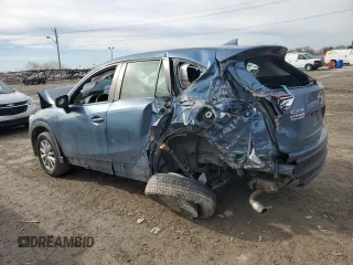 2016 Mazda CX-5 Sport with VIN JM3KE2BY0G0703866, listed as a Copart auction lot 43708185 with 186,790 mi miles and Salvage Title. Bid and sale history available at carsss.com. Image 2.