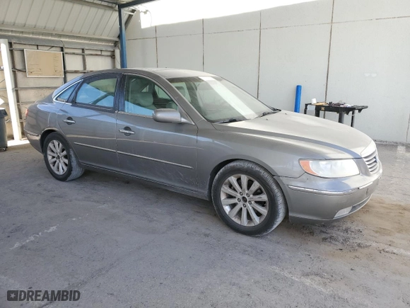 2009 Hyundai Azera GLS with VIN KMHFC46D29A360151, listed as a Copart auction lot 47944885 with 103,850 mi miles and Clean Title. Bid and sale history available at carsss.com. Image 4.