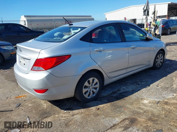 2017 Hyundai Accent SE with VIN KMHCT4AE7HU197593, listed as a IAAI auction lot 41597842 with 162,018 mi miles and . Bid and sale history available at carsss.com. Image 4.