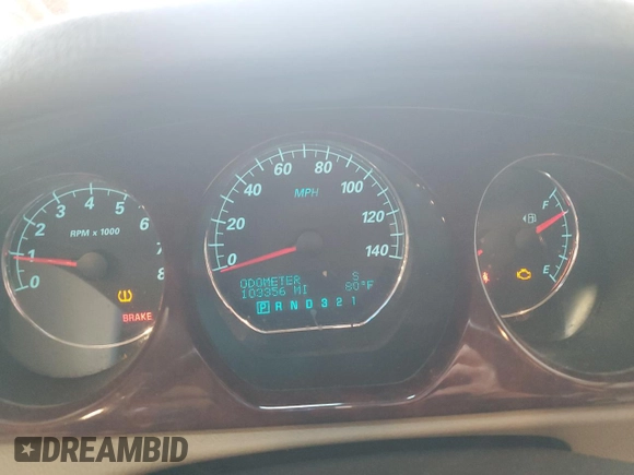 2007 Buick Lucerne CXL with VIN 1G4HD57267U209902, listed as a Copart auction lot 54853735 with 103,356 mi miles and Salvage Title. Bid and sale history available at DreamBid. Image 9.