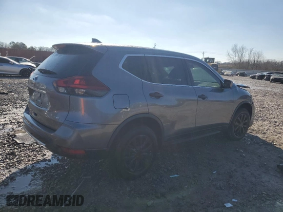 2019 Nissan Rogue SV with VIN KNMAT2MV5KP500355, listed as a Copart auction lot 87527085 with 0 mi miles and Salvage Title. Bid and sale history available at carsss.com. Image 3.