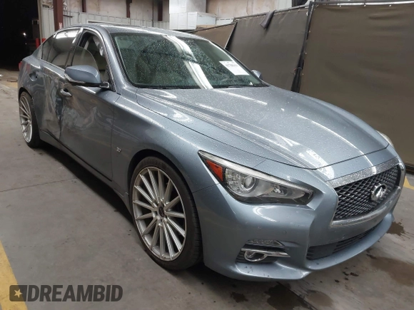 2015 Infiniti Q50 Premium z VIN JN1BV7AP6FM337369, wystawiony jako IAAI lot #41788419 z przebiegiem 106 977 mil mil oraz . Historia ofert i sprzedaży dostępna na DreamBid. Obrazek 1.