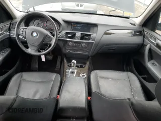 2013 BMW X3 xDrive28i with VIN 5UXWX9C50D0A14411, listed as a Copart auction lot 48169035 with 102,176 mi miles and Salvage Title. Bid and sale history available at carsss.com. Image 8.