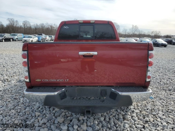 2011 Chevrolet Colorado LT w/2LT with VIN 1GCHTDFE0B8109440, listed as a Copart auction lot 45488165 with 252,104 mi miles and Clean Title. Bid and sale history available at carsss.com. Image 6.