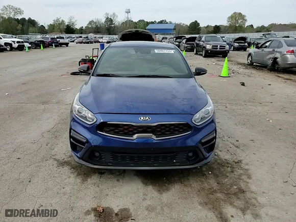 2020 Kia Forte GT-Line with VIN 3KPF34ADXLE168668, listed as a Copart auction lot 50401155 with 77,201 mi miles and Salvage Title. Bid and sale history available at carsss.com. Image 10.
