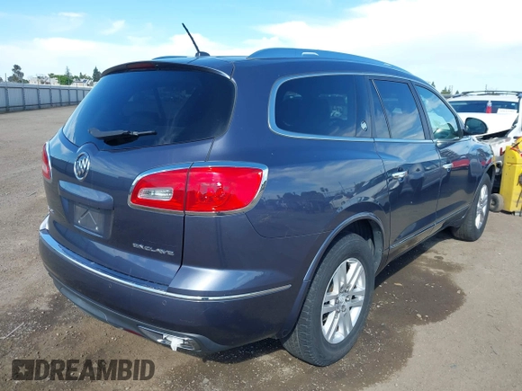 2014 Buick Enclave Convenience with VIN 5GAKRAKD0EJ224277, listed as a IAAI auction lot 42010590 with 110,857 mi miles. Bid and sale history available at carsss.com. Image 4.