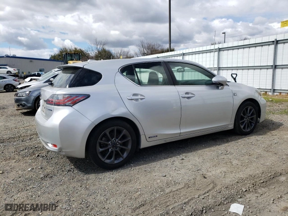2013 Lexus CT 200h Hybrid with VIN JTHKD5BH0D2132701, listed as a Copart auction lot 47837635 with 163475 miles and Salvage Title. Bid and sale history available at carsss.com. Image 3.