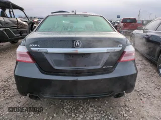 2011 Acura RL Technology with VIN JH4KB2F61BC000812, listed as a Copart auction lot 51350155 with 159,498 mi miles and Salvage Title. Bid and sale history available at DreamBid. Image 6.
