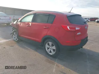 2013 Kia Sportage LX with VIN KNDPBCA29D7545542, listed as a IAAI auction lot 41863222 with Not Provided miles and . Bid and sale history available at carsss.com. Image 3.