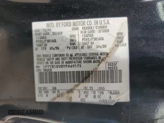 2000 Ford Ranger XL with VIN 1FTYR10V8YPA69175, listed as a Copart auction lot 55406755 with 218,143 mi miles and Salvage Title. Bid and sale history available at carsss.com. Image 12.