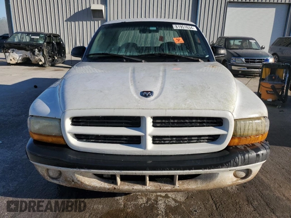 2001 Dodge Dakota z VIN 1B7HL2AX41S256519, wystawiony jako Copart lot #81951634 z przebiegiem Nie podano mil oraz Nie do naprawy • Non repairable. Historia ofert i sprzedaży dostępna na DreamBid. Obrazek 5.