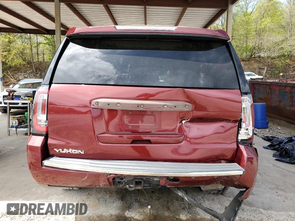 2016 GMC Yukon Denali with VIN 1GKS1CKJ9GR246441, listed as a Copart auction lot 51876925 with 158,323 mi miles and Salvage Title. Bid and sale history available at DreamBid. Image 6.