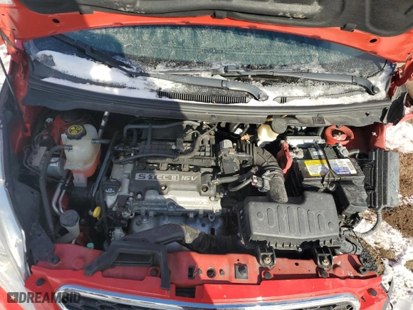 2015 Chevrolet Spark LT with VIN KL8CF6S99FC762768, listed as a Copart auction lot 82169414 with 0 mi miles and Salvage Title. Bid and sale history available at carsss.com. Image 13.