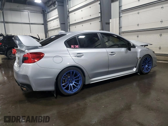 2016 Subaru WRX z VIN JF1VA1B67G9823319, wystawiony jako Copart lot #56790565 z przebiegiem 150 603 mil mil oraz Szkoda całkowita • Salvage title. Historia ofert i sprzedaży dostępna na DreamBid. Obrazek 3.