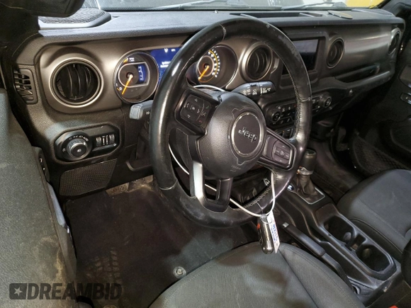 2020 Jeep Wrangler Sport S с VIN 1C4GJXAN0LW208914, выставлен на аукционе Copart как лот 54776855 с пробегом 75 200 миль миль и Списание • Salvage title. История ставок и продаж доступна на DreamBid. Изображение 8.