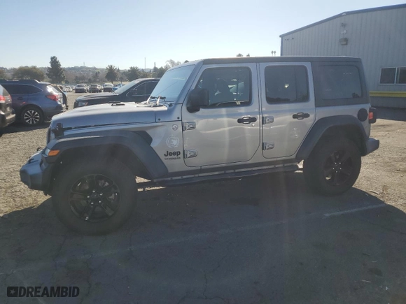 2019 Jeep Wrangler Unlimited Sport with VIN 1C4HJXDG8KW632213, listed as a Copart auction lot 42623815 with 121,014 mi miles and Salvage Title. Bid and sale history available at carsss.com. Image 1.