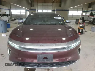 2022 Lucid Air Grand Touring with VIN 50EA1GBA1NA004068, listed as a Copart auction lot 49075075 with 90,569 mi miles and Salvage Title. Bid and sale history available at carsss.com. Image 5.