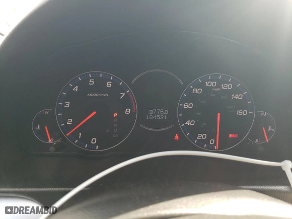 2008 Acura TSX with VIN JH4CL96848C004227, listed as a Copart auction lot 51548875 with 184,521 mi miles and Clean Title. Bid and sale history available at carsss.com. Image 9.