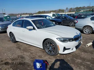 2020 BMW 3 Series 330i xDrive with VIN WBA5R7C07LFH92066, listed as a IAAI auction lot 41603868 with 44,439 mi miles. Bid and sale history available at carsss.com. Image 1.