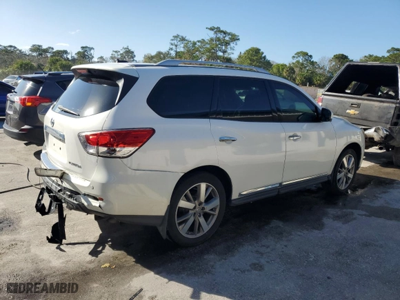 2013 Nissan Pathfinder SL with VIN 5N1AR2MN0DC643203, listed as a Copart auction lot 45785535 with 160,370 mi miles and Salvage Title. Bid and sale history available at carsss.com. Image 3.