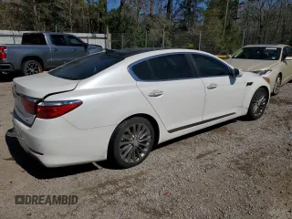 2017 Kia K900 Luxury with VIN KNALW4D42H6035399, listed as a Copart auction lot 46071465 with 111,051 mi miles and Clean Title. Bid and sale history available at carsss.com. Image 3.