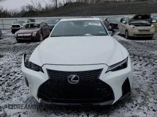 2023 Lexus IS with VIN JTHGZ1E26P5031656, listed as a Copart auction lot 43201725 with 14,955 mi miles and Salvage Title. Bid and sale history available at carsss.com. Image 5.