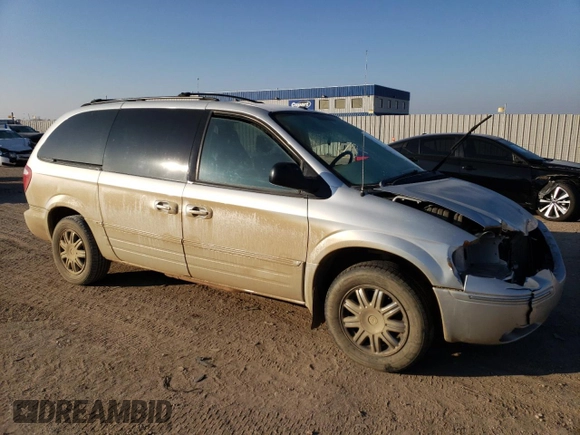 2007 Chrysler Town & Country LWB Limited with VIN 2A8GP64L47R305818, listed as a Copart auction lot 82684554 with 0 mi miles and Salvage Title. Bid and sale history available at carsss.com. Image 4.