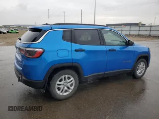 2021 Jeep Compass Sport with VIN 3C4NJCAB3MT598775, listed as a Copart auction lot 57659685 with 39,444 mi miles and Clean title. Bid and sale history available at DreamBid. Image 3.