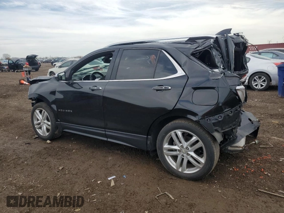 2019 Chevrolet Equinox Premier z VIN 3GNAXNEVXKL207882, wystawiony jako Copart lot #54229665 z przebiegiem 105 337 mil mil oraz Szkoda całkowita • Salvage title. Historia ofert i sprzedaży dostępna na DreamBid. Obrazek 2.