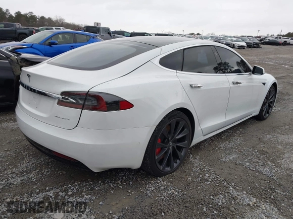 2020 Tesla Model S Long Range with VIN 5YJSA1E27LF370700, listed as a IAAI auction lot 41703463 with 26,024 mi miles and . Bid and sale history available at carsss.com. Image 4.