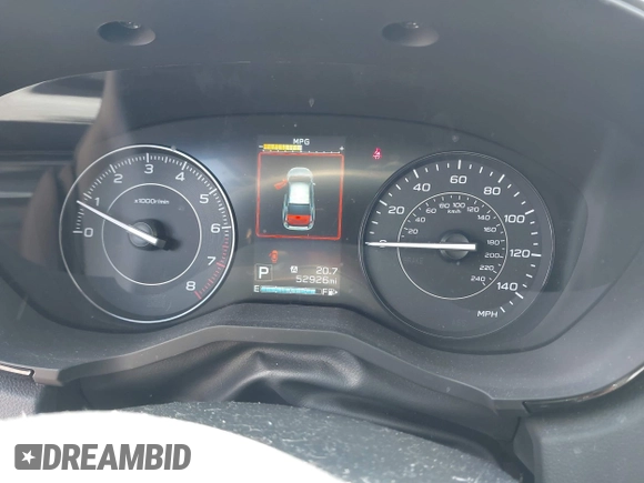 2022 Subaru Impreza with VIN 4S3GTAB6XN3710395, listed as a IAAI auction lot 42289903 with 52,926 mi miles and . Bid and sale history available at DreamBid. Image 7.
