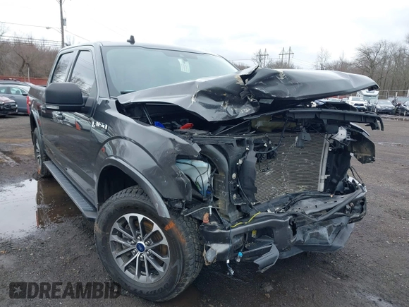 2020 Ford F-150 XL with VIN 1FTEW1E47LKF31050, listed as a IAAI auction lot 41812089 with 42,680 mi miles. Bid and sale history available at carsss.com. Image 6.