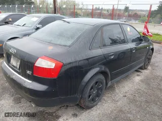2002 Audi A4 1.8T with VIN WAULC68E92A210825, listed as a IAAI auction lot 41959575 with 196,927 mi miles. Bid and sale history available at carsss.com. Image 4.