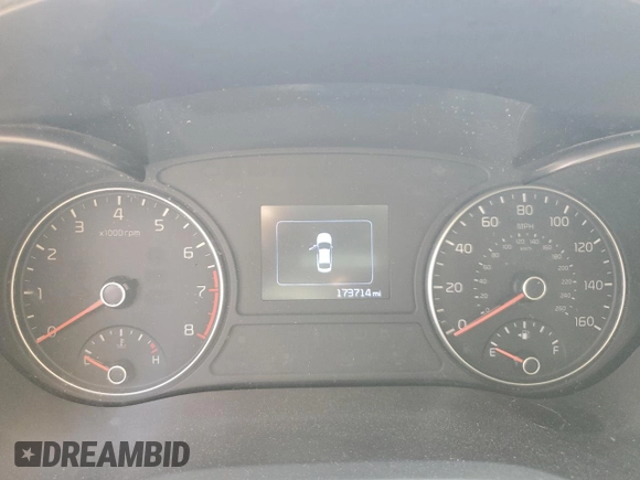 2016 Kia Optima LX with VIN 5XXGT4L32GG112942, listed as a Copart auction lot 53432805 with 173,714 mi miles and Salvage title. Bid and sale history available at DreamBid. Image 9.