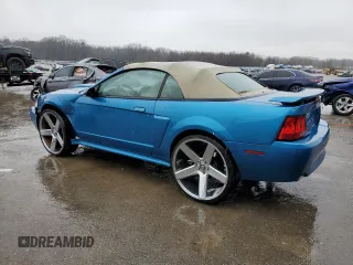 2003 Ford Mustang GT Deluxe with VIN 1FAFP45X73F372770, listed as a Copart auction lot 44798015 with 167,655 mi miles and Salvage Title. Bid and sale history available at carsss.com. Image 2.