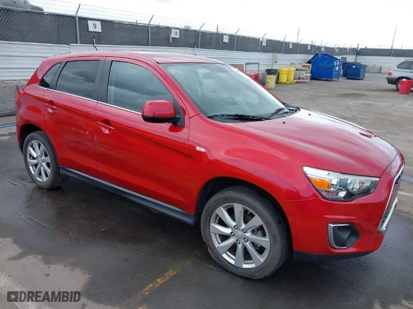 2013 Mitsubishi Outlander Sport SE with VIN 4A4AP4AU2DE023032, listed as a IAAI auction lot 42075266 with 65,103 mi miles. Bid and sale history available at carsss.com. Image 1.