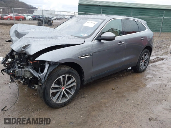 2020 Jaguar F-Pace 25t Premium with VIN SADCJ2FX9LA643542, listed as a IAAI auction lot 41728704 with 52,003 mi miles and . Bid and sale history available at DreamBid. Image 18.