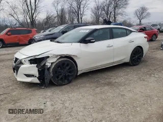 2017 Nissan Maxima SV with VIN 1N4AA6APXHC429923, listed as a Copart auction lot 47767405 with 76,178 mi miles and Salvage Title. Bid and sale history available at DreamBid. Image 1.