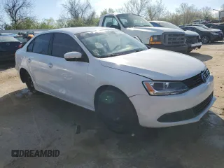 2012 Volkswagen Jetta Sedan SE w/Convenience & Sunroof with VIN 3VWDX7AJXCM335794, listed as a Copart auction lot 47630183 with 0 mi miles and Salvage Title. Bid and sale history available at carsss.com. Image 4.