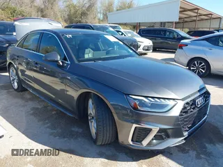 2023 Audi A4 S line Premium Plus with VIN WAUEAAF41PN003017, listed as a IAAI auction lot 41840171 with 41,890 mi miles and . Bid and sale history available at DreamBid. Image 1.