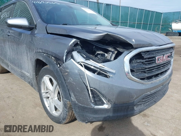 2018 GMC Terrain SLE with VIN 3GKALMEX1JL341070, listed as a IAAI auction lot 41692565 with 128,677 mi miles. Bid and sale history available at carsss.com. Image 6.