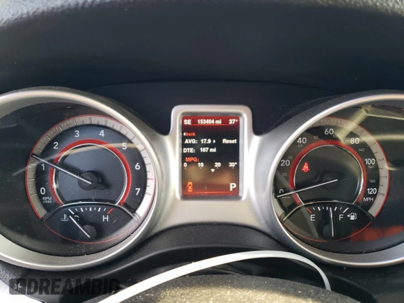 2014 Dodge Journey SXT z VIN 3C4PDDBG7ET282202, wystawiony jako Copart lot #82870614 z przebiegiem 153 404 mil mil oraz Czysty tytuł • Clean title. Historia ofert i sprzedaży dostępna na DreamBid. Obrazek 9.
