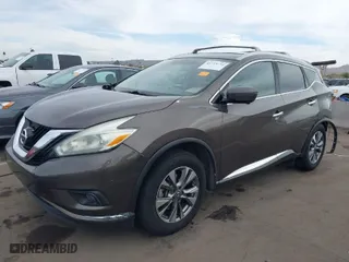 2016 Nissan Murano S with VIN 5N1AZ2MG6GN113182, listed as a IAAI auction lot 41733734 with 154,616 mi miles. Bid and sale history available at carsss.com. Image 2.