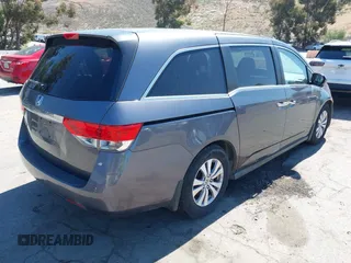2015 Honda Odyssey EX with VIN 5FNRL5H49FB121512, listed as a IAAI auction lot 42234257 with 139,265 mi miles and . Bid and sale history available at DreamBid. Image 4.