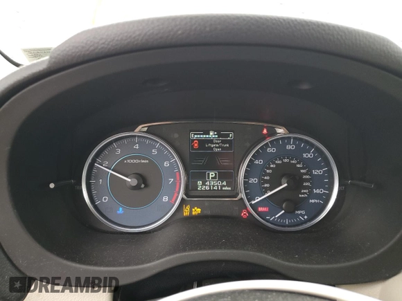 2015 Subaru Crosstrek Limited with VIN JF2GPASC2F8223837, listed as a Copart auction lot 58620915 with 226,141 mi miles and Clean title. Bid and sale history available at DreamBid. Image 9.