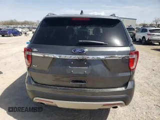2017 Ford Explorer XLT with VIN 1FM5K7D83HGE38311, listed as a Copart auction lot 49620475 with Not Provided miles and Salvage Title. Bid and sale history available at carsss.com. Image 6.
