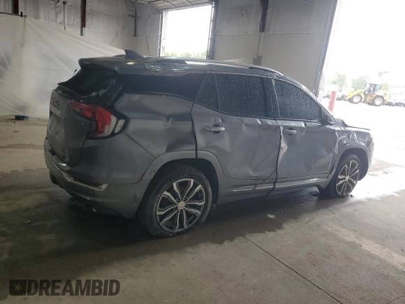 2020 GMC Terrain Denali with VIN 3GKALXEX6LL264488, listed as a Copart auction lot 57937825 with 49,319 mi miles and Salvage title. Bid and sale history available at DreamBid. Image 3.