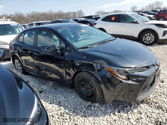 2022 Toyota Corolla LE with VIN 5YFEPMAE5NP330541, listed as a Copart auction lot 52295885 with 83,776 mi miles and Salvage Title. Bid and sale history available at carsss.com. Image 4.