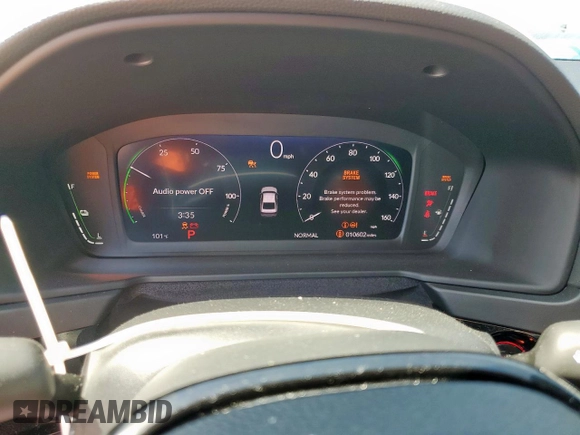 2024 Honda Accord Touring with VIN 1HGCY2F86RA093078, listed as a Copart auction lot 57392485 with 10,602 mi miles and Salvage title. Bid and sale history available at DreamBid. Image 9.